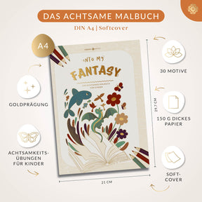 Malbuch für Kinder "INTO MY FANTASY"