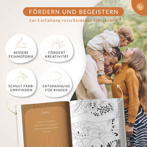 Malbuch für Kinder "INTO MY FANTASY"