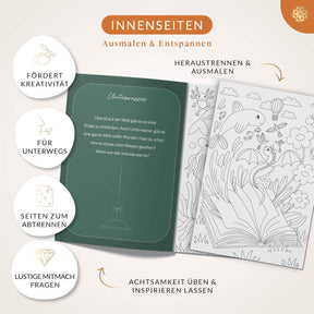 Malbuch für Kinder "INTO MY FANTASY"