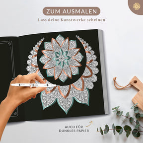 Metallic Dual Brush Pens - 12 bunte Pinselstifte