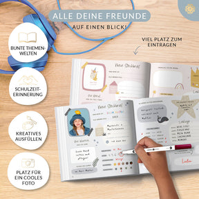 Freundebuch für Schulkinder