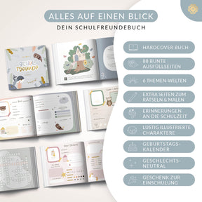Freundebuch für Schulkinder