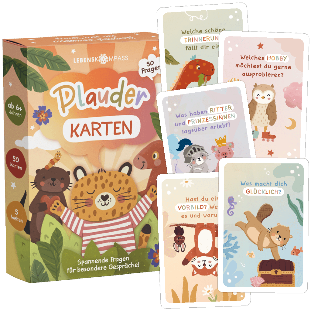 Plauderkarten für Kinder - 50 Gesprächskarten