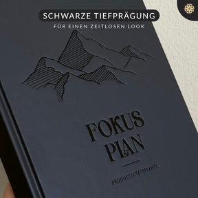 Produktivitätsplaner "FOKUS PLAN" - Undatiert DIN A5