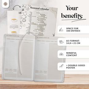 Rezeptbuch zum Selberschreiben “SALT” - Englische Version