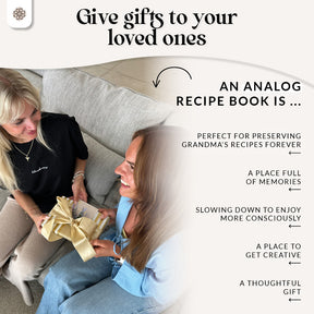 Rezeptbuch zum Selberschreiben “SALT” - Englische Version