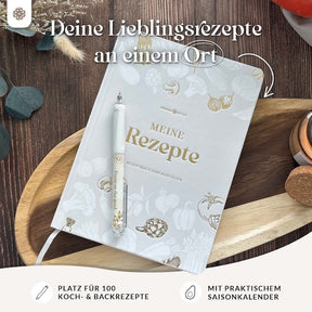 DIY Rezeptbuch mit Saisonkalender