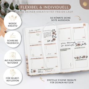Bullet Journal "PRO" DIN A5 - Notizbuch mit Punktraster