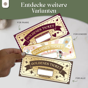 Goldenes Ticket - Gutschein zum Freirubbeln