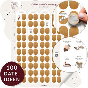 Rubbelposter für Paare – 100 Date-Ideen