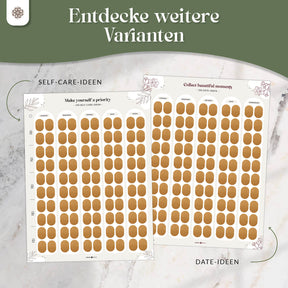 Rubbelposter "Me Time" – 100 Self-Care Ideen
