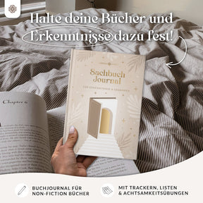 Sachbuchjournal mit Poster - für 40 Bücher