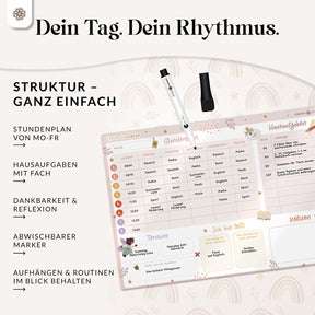 FlexiPlan für Kinder - Stunden- & Wochenplaner