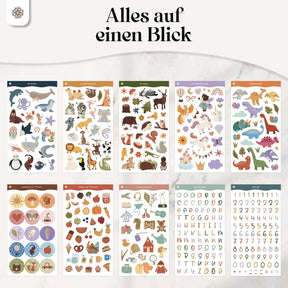Sticker Set für Kinder