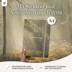 Terminplaner 2026 mit Stiftschlaufe