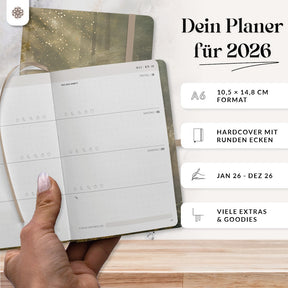 Terminplaner 2026 mit Stiftschlaufe