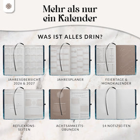 Terminplaner 2026 mit Stiftschlaufe
