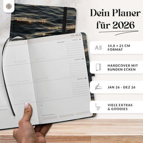 Terminplaner 2026 mit Stiftschlaufe