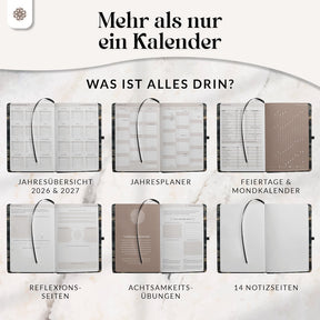 Terminplaner 2026 mit Stiftschlaufe