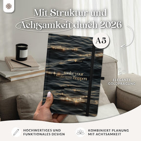 Terminplaner 2026 mit Stiftschlaufe