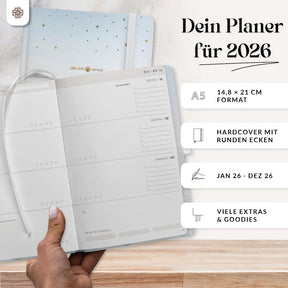 Terminplaner 2026 mit Stiftschlaufe