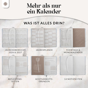 Terminplaner 2026 mit Stiftschlaufe