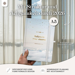 Terminplaner 2026 mit Stiftschlaufe