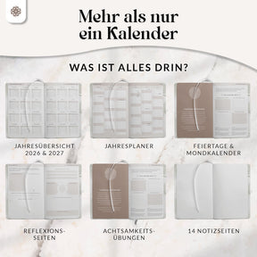 Terminplaner 2026 mit Stiftschlaufe