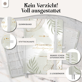 Terminplaner 2026 mit Stiftschlaufe