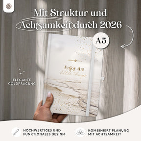 Terminplaner 2026 mit Stiftschlaufe