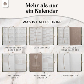 Terminplaner 2026 mit Stiftschlaufe