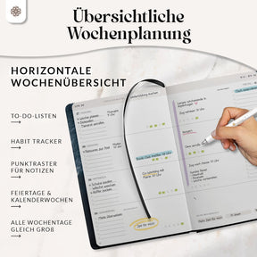 Terminplaner 2026 mit Stiftschlaufe