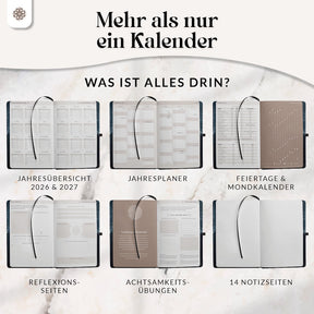 Terminplaner 2026 mit Stiftschlaufe