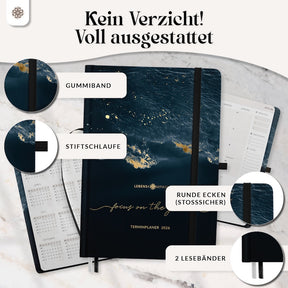 Terminplaner 2026 mit Stiftschlaufe