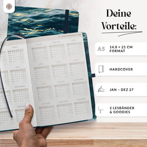Terminplaner 2027 mit Stiftschlaufe