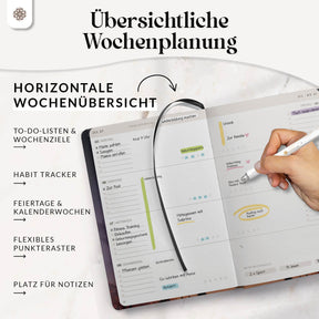Terminplaner 2027 mit Stiftschlaufe