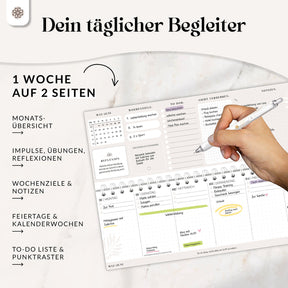 Tischkalender für 12 Monate - 2027