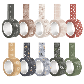 Washi Tapes - Bunte Klebebänder für Kalender & Journal