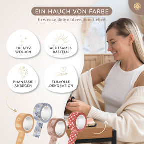 Washi Tapes - Bunte Klebebänder für Kalender & Journal