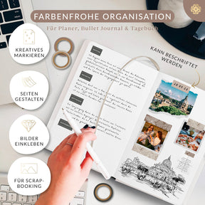 Washi Tapes - Bunte Klebebänder für Kalender & Journal