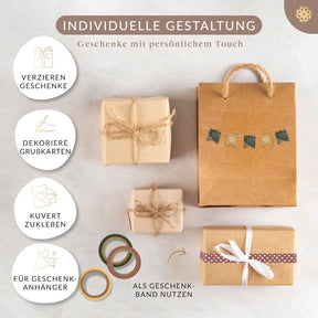 Washi Tapes - Bunte Klebebänder für Kalender & Journal