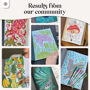 XXL Malbuch für Erwachsene - 100 Motive - Englische Version