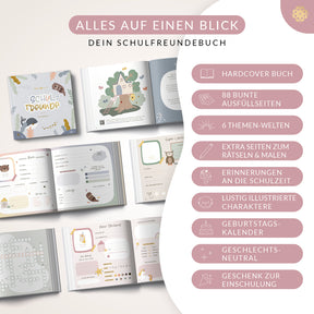 Freundebuch für Schulkinder