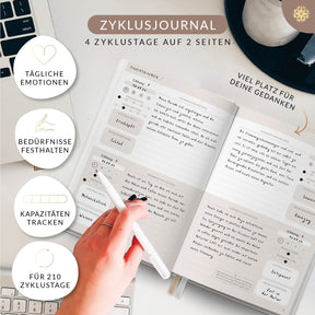 Zyklustagebuch "CYCLE" - mit Poster DIN A5