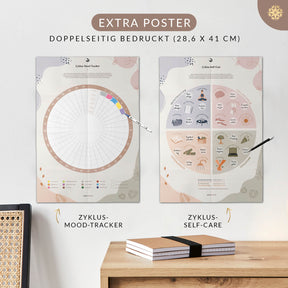 Zyklustagebuch "CYCLE" - mit Poster DIN A5