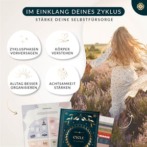 Zyklustagebuch "CYCLE" - mit Poster DIN A5