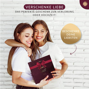 Gästebuch für die Hochzeit mit Fragen