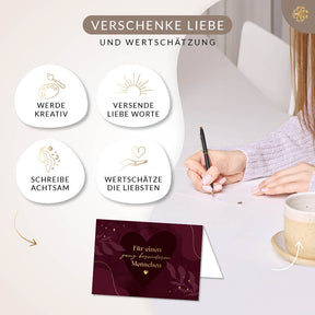 8er Set Grußkarten mit Umschlägen