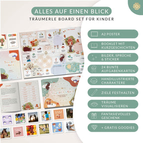 "Träumerle Board" - Das Vision Board Set für Kinder
