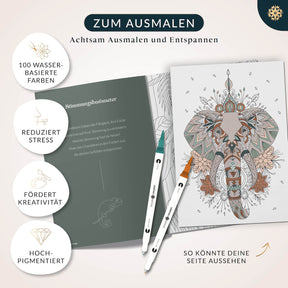 "Malzauber" - XXL Sparbundle zum Malen mit 100 Motiven